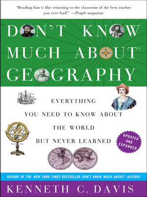 cover image of Don't Know Much About Geography